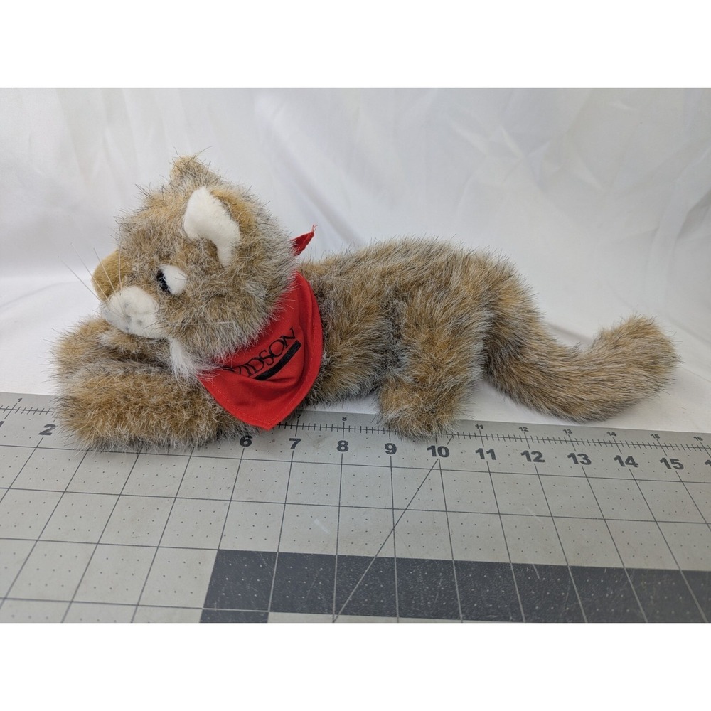 ASI Lion Wolf Bean Plush 5 Inch Davidson Neckerchief Advertising Stuffed Animal - Picture 3 of 10